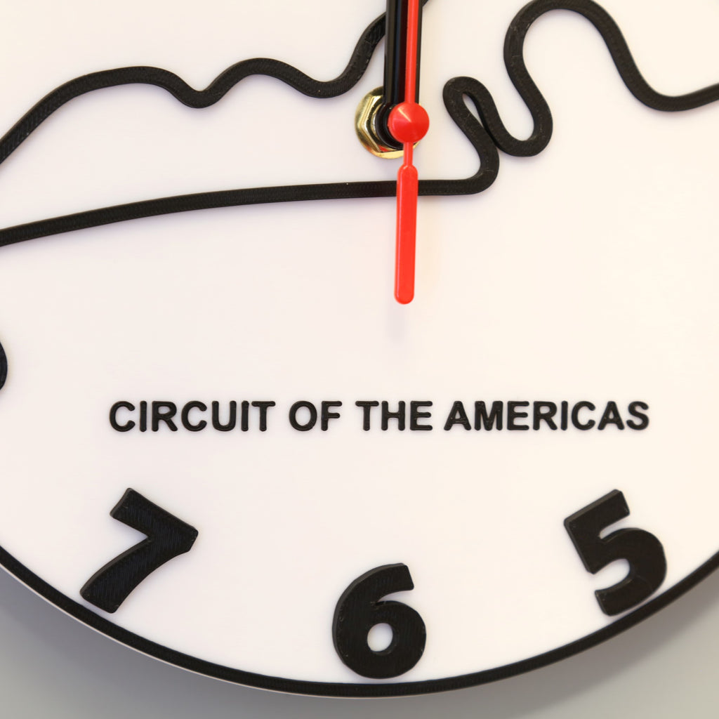 F1 Motorsport Tracks Wall Clock - MP3D