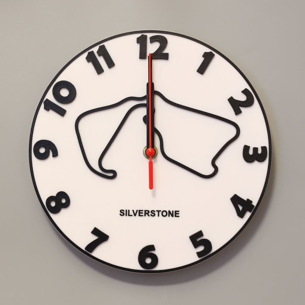 F1 Motorsport Tracks Wall Clock - MP3D