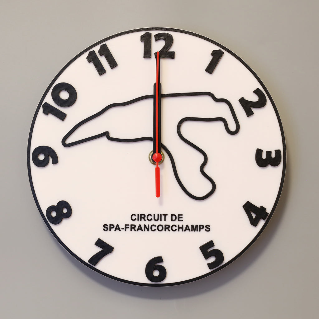 F1 Motorsport Tracks Wall Clock - MP3D