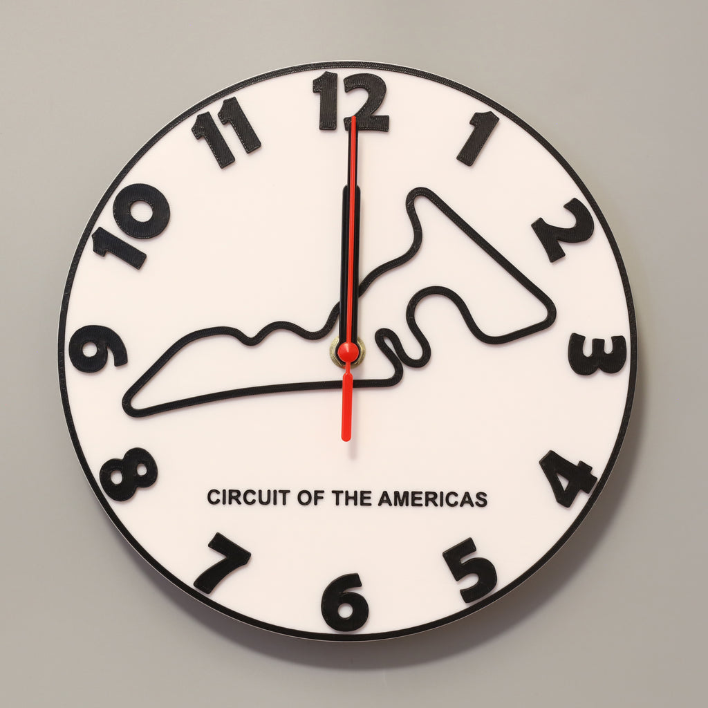 F1 Motorsport Tracks Wall Clock - MP3D