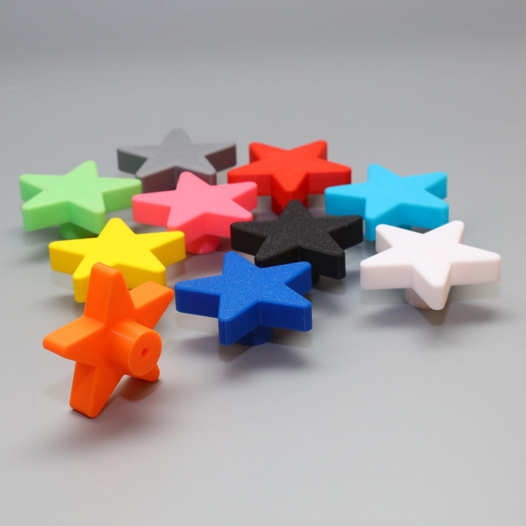 Star Shape 50mm Drawer Knobs - MP3D