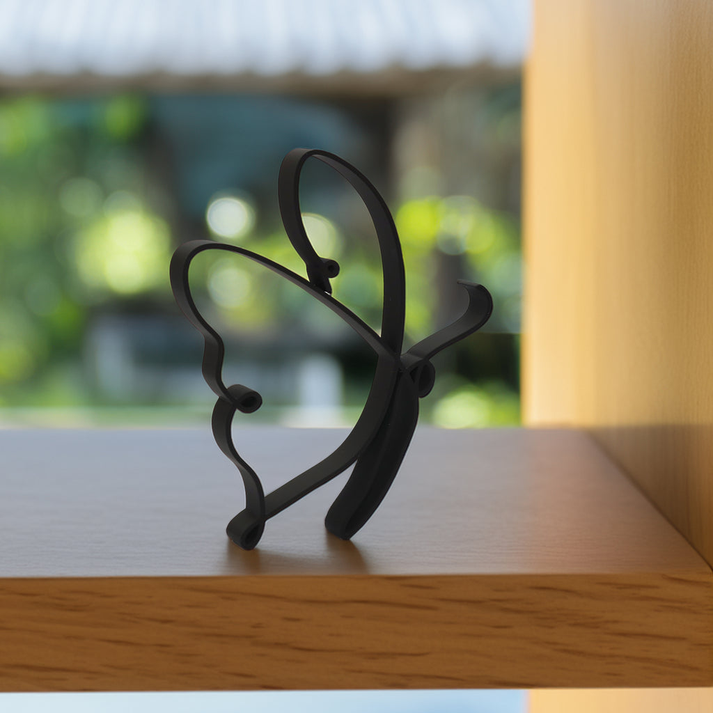 Butterfly Outline Sculpture Desk Shelf Art