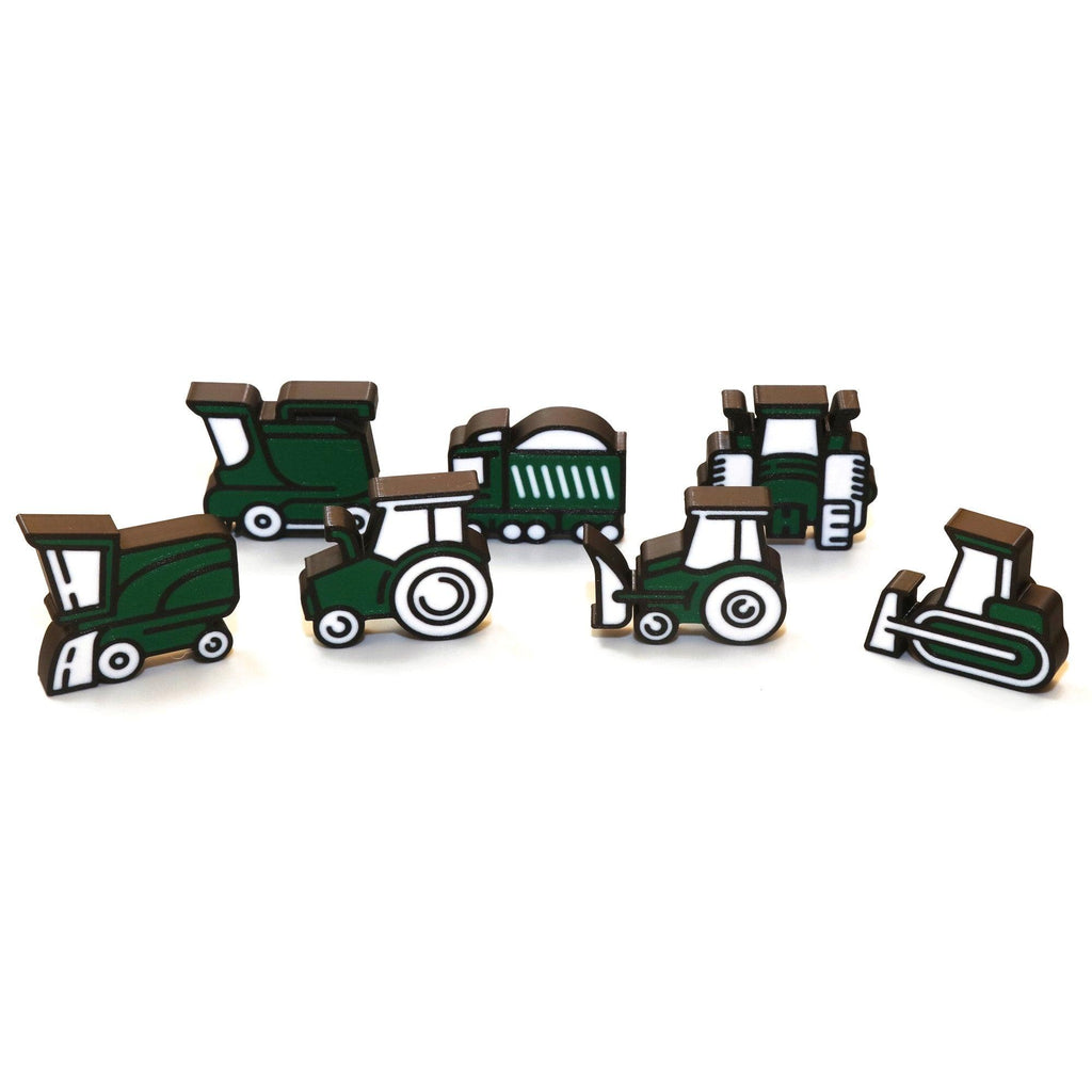 Farm Machinery Vehicles (Set of 7) Drawer Knobs - MP3D