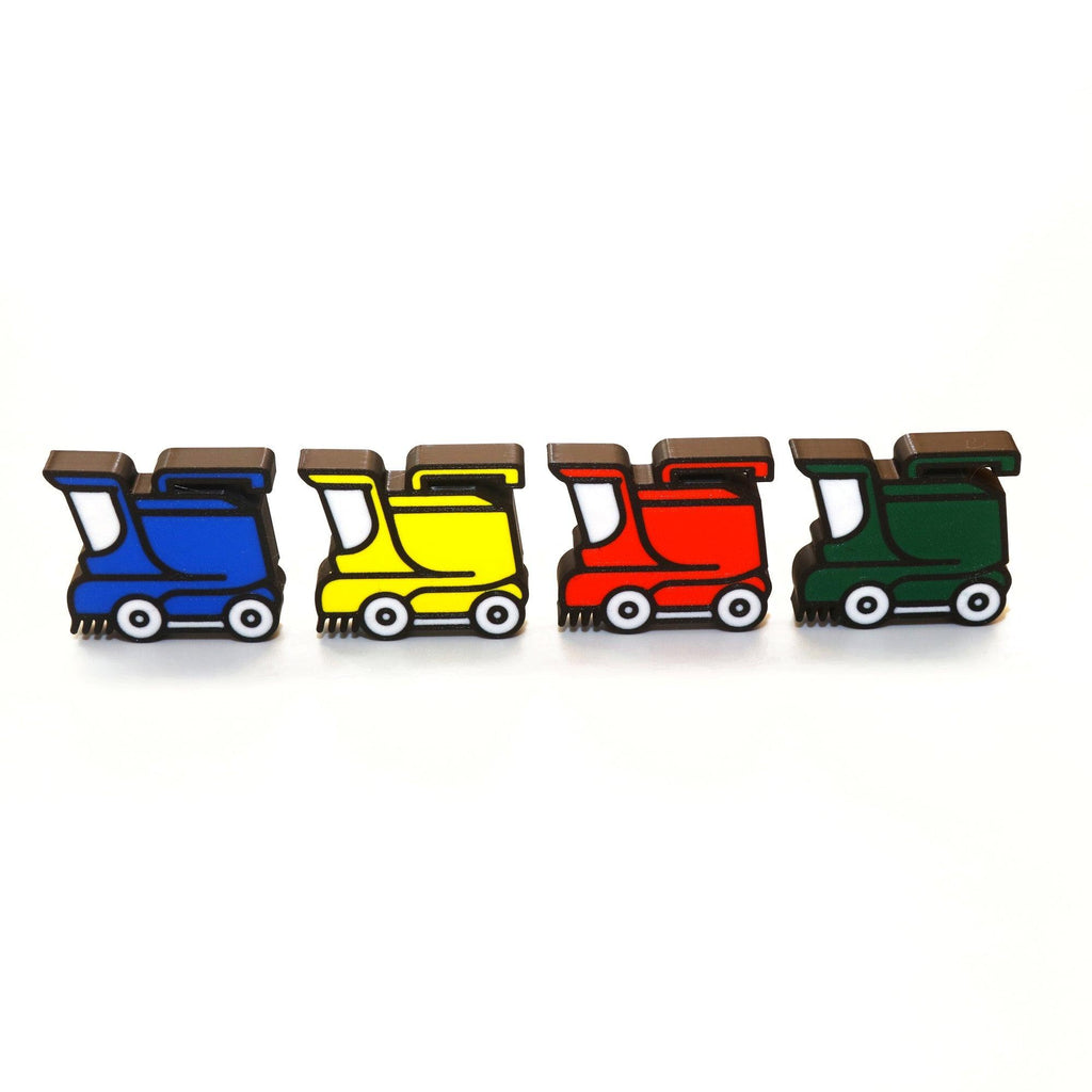 Farm Machinery Vehicles (Set of 7) Drawer Knobs - MP3D