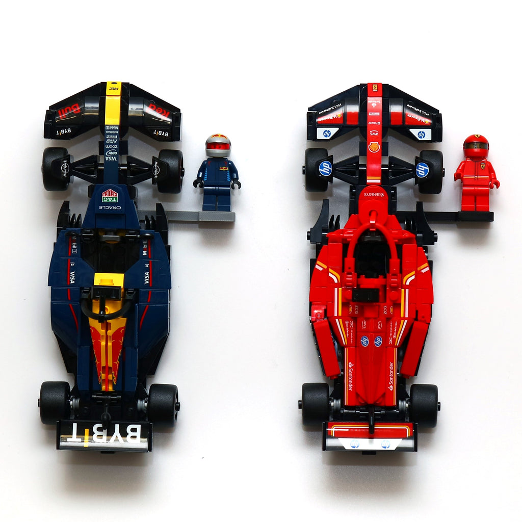 lego f1 speed champions minifig wall mount