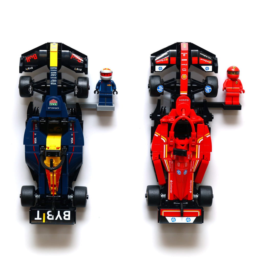 lego f1 speed champions minifig wall mount
