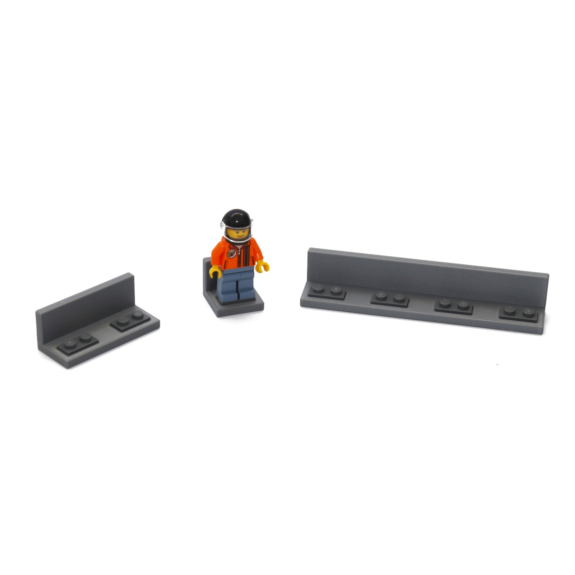 LEGO® Minifigure Model Wall Display Stand Mount - MP3D