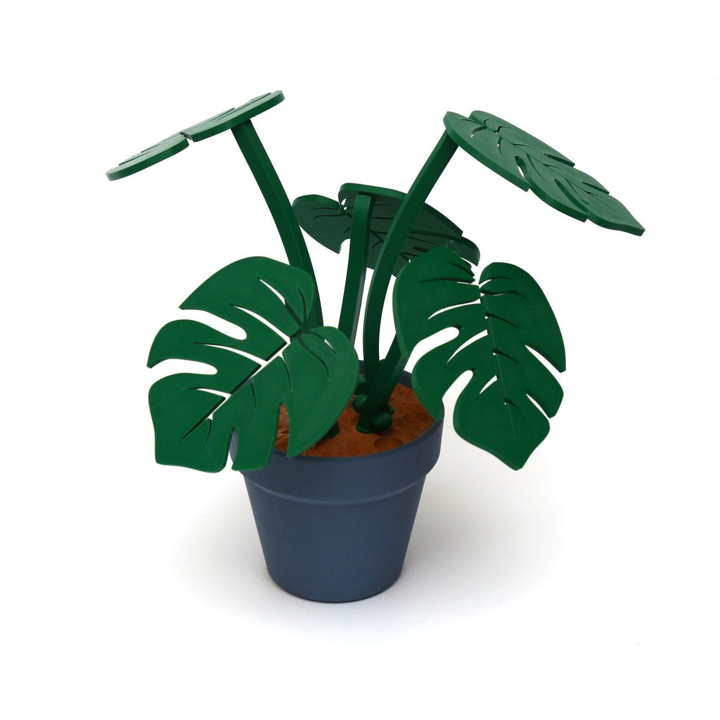 Leaves & Plant Pot Coaster Set - MP3D