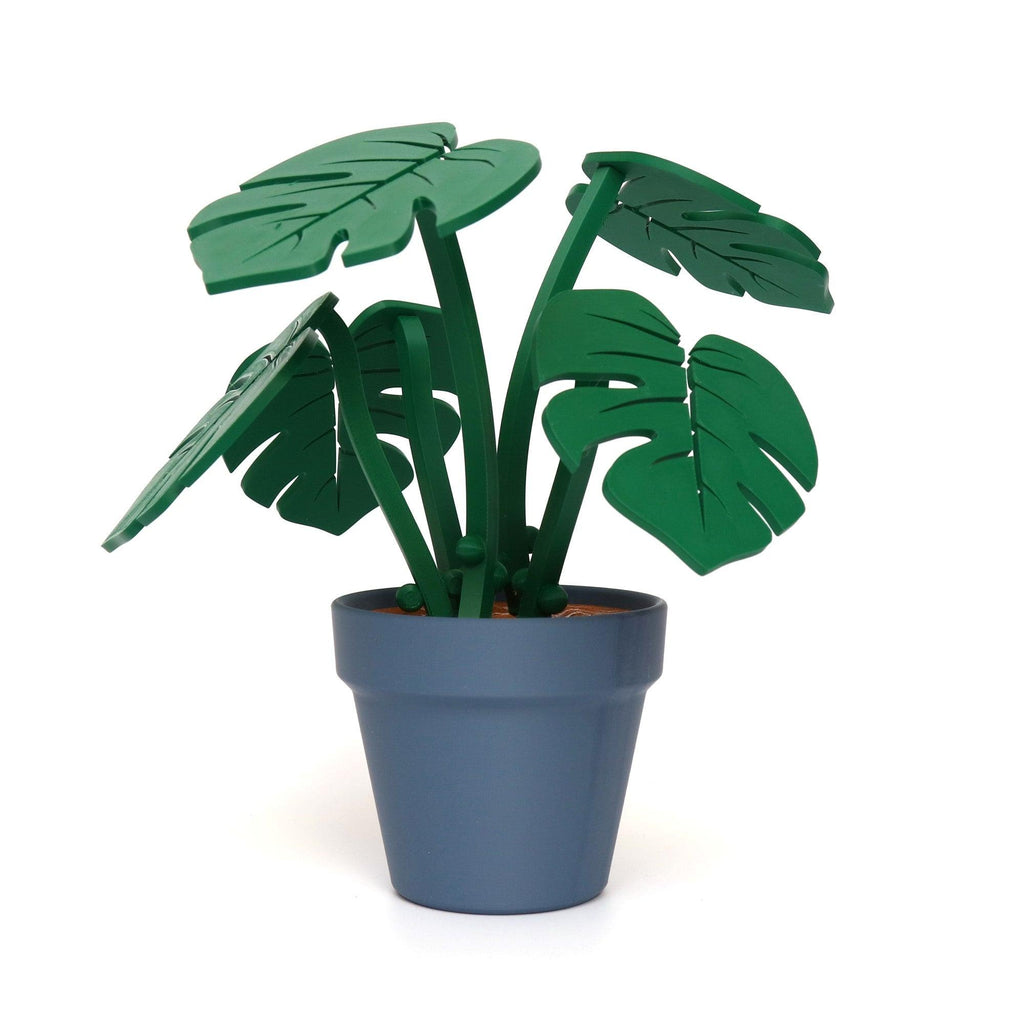 Leaves & Plant Pot Coaster Set - MP3D