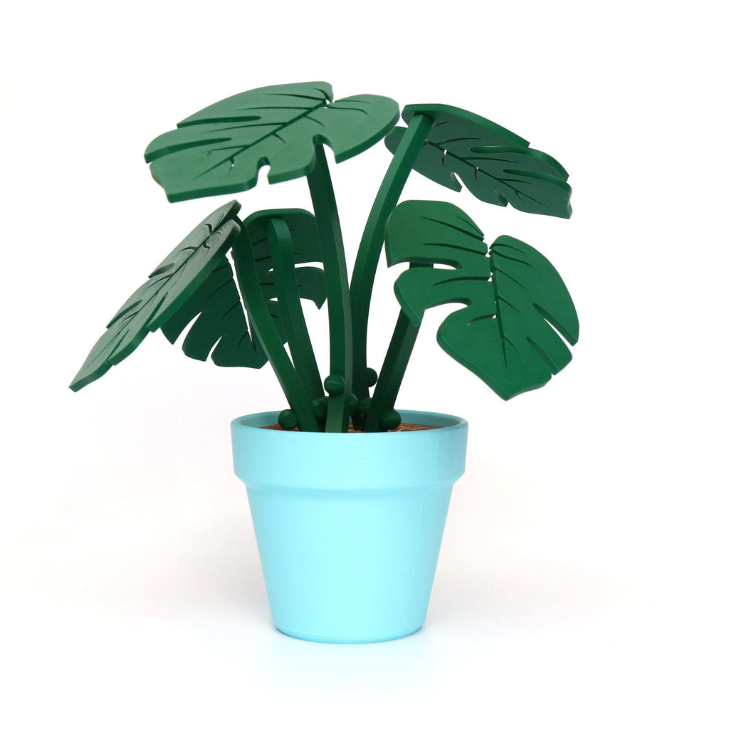 Leaves & Plant Pot Coaster Set - MP3D