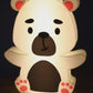 Teddy Bear USB Dimmable Nightlight - Blue & Pink