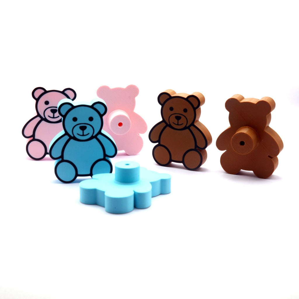 Teddy Bear Drawer Knobs - MP3D